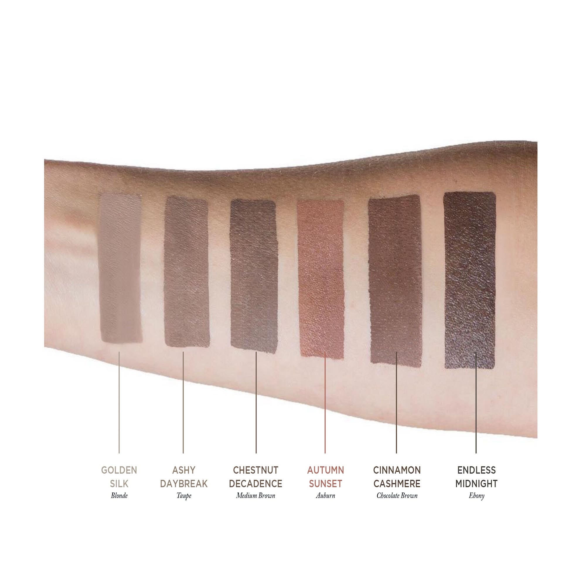 Full Plume Brow Colour Swatch