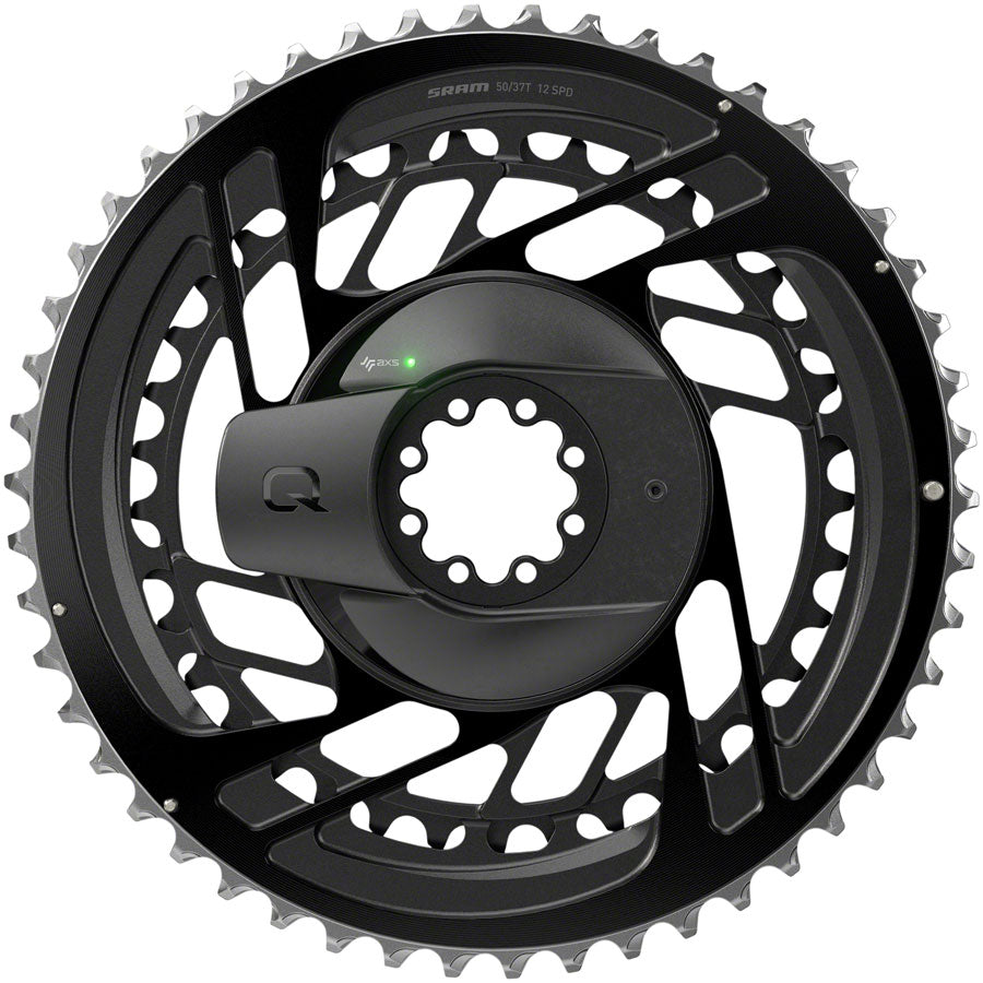 SRAM Force AXS 2x Power Meter Chainring Kit - 50/37t, 2x12-Speed, 8-Bolt,  Direct Mount, Black, D2