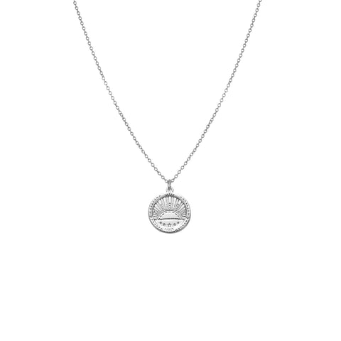 Collier sunset argent