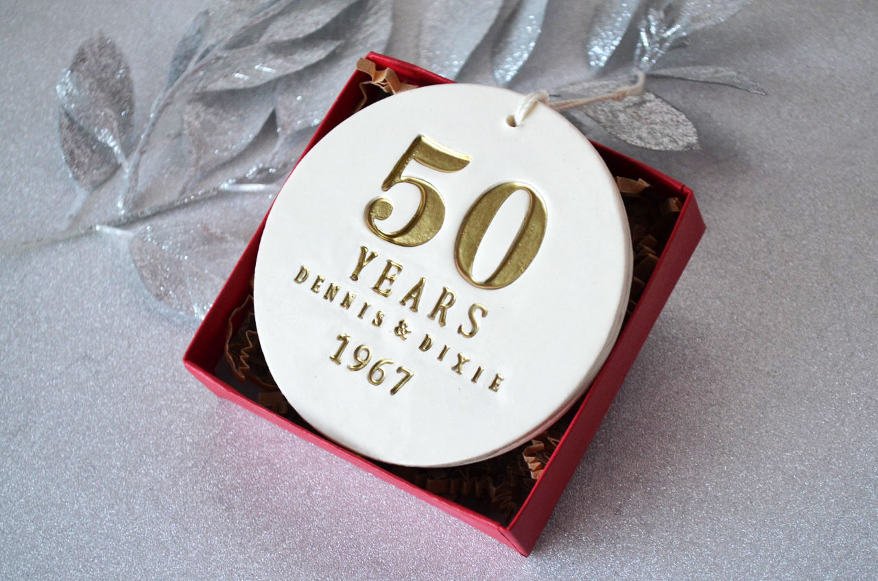 50th Anniversary  Gift  Golden Anniversary  Gift  50th 