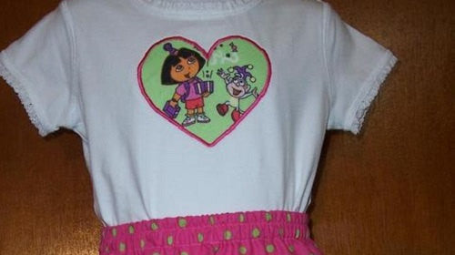 dora birthday shirt