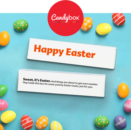 A Happy Easter candy box is a different sweet treat this Easter 