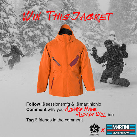 martini skate and snow, sessions outerwear, sessions pants, sessions jackets