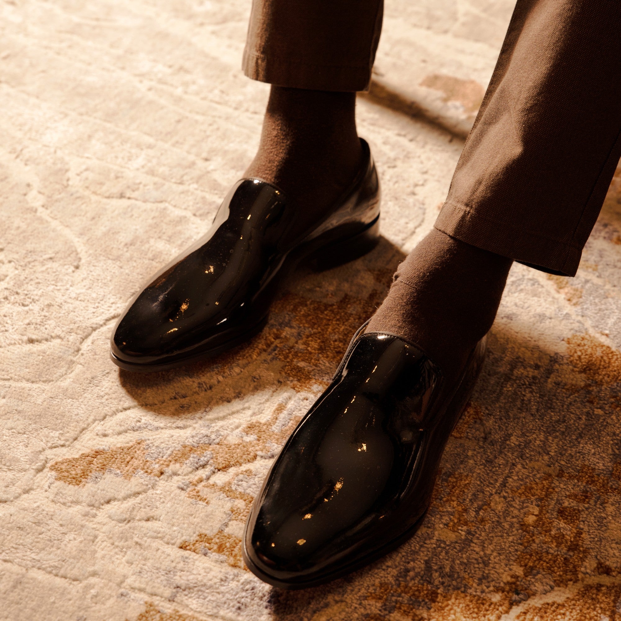 Buy Venetian Loafer - Patent Black Colour Shoe for Men Online UK 11 / US 12 / EUR 45 / Black Patent