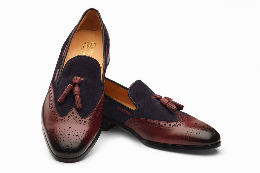 tassel loafers burgundy