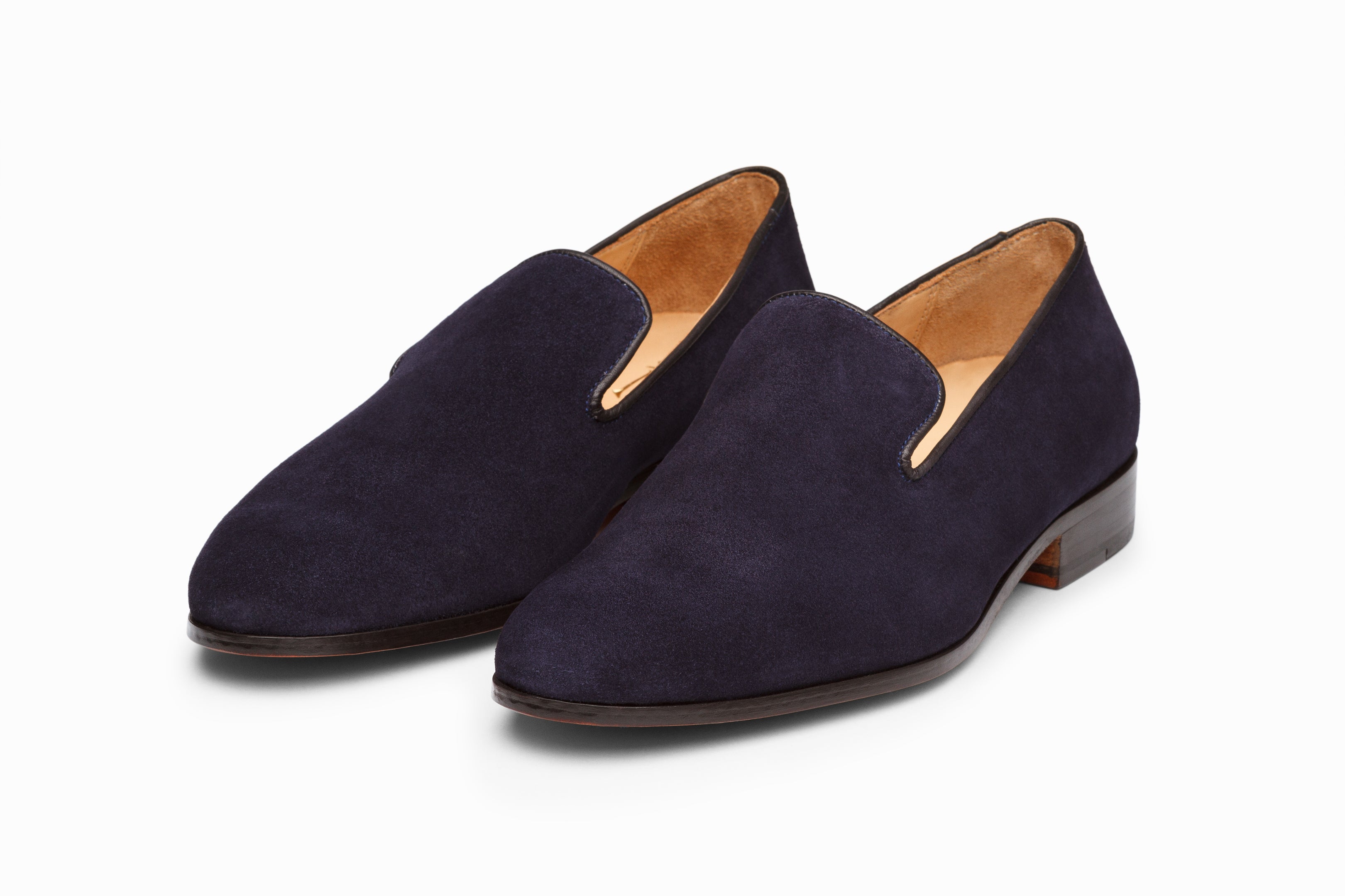 Buy Venetian Loafer - Navy Suede colour 