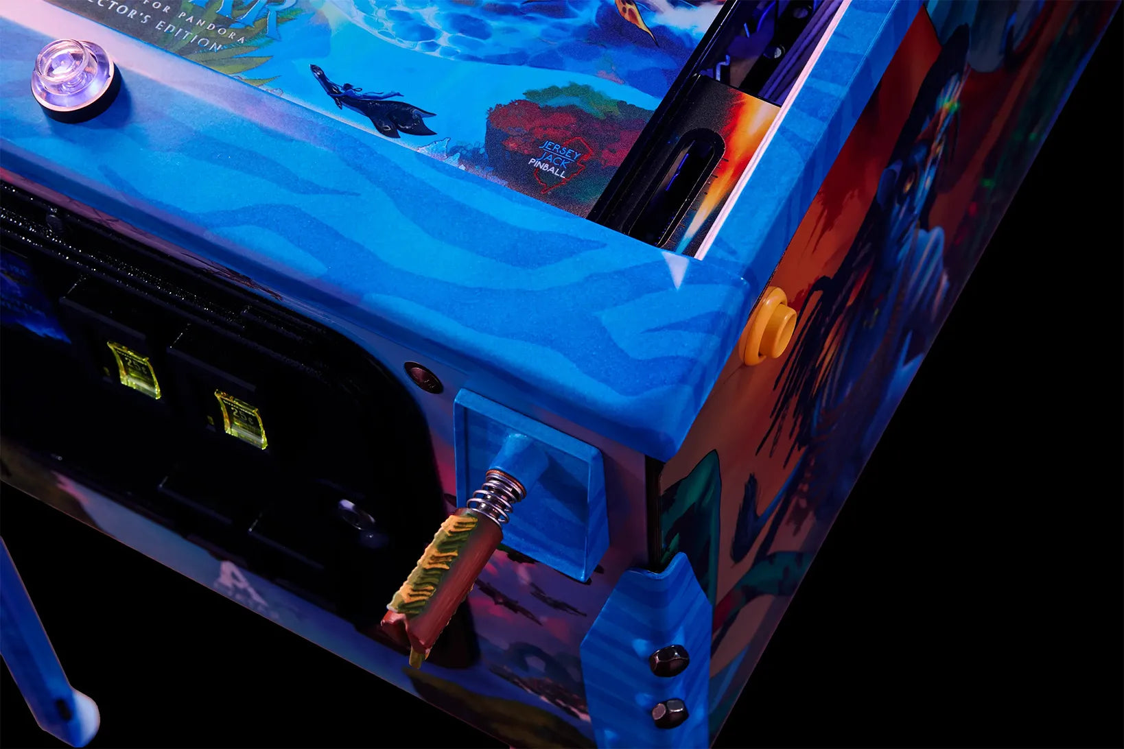 Close up view of Avatar shooter rod