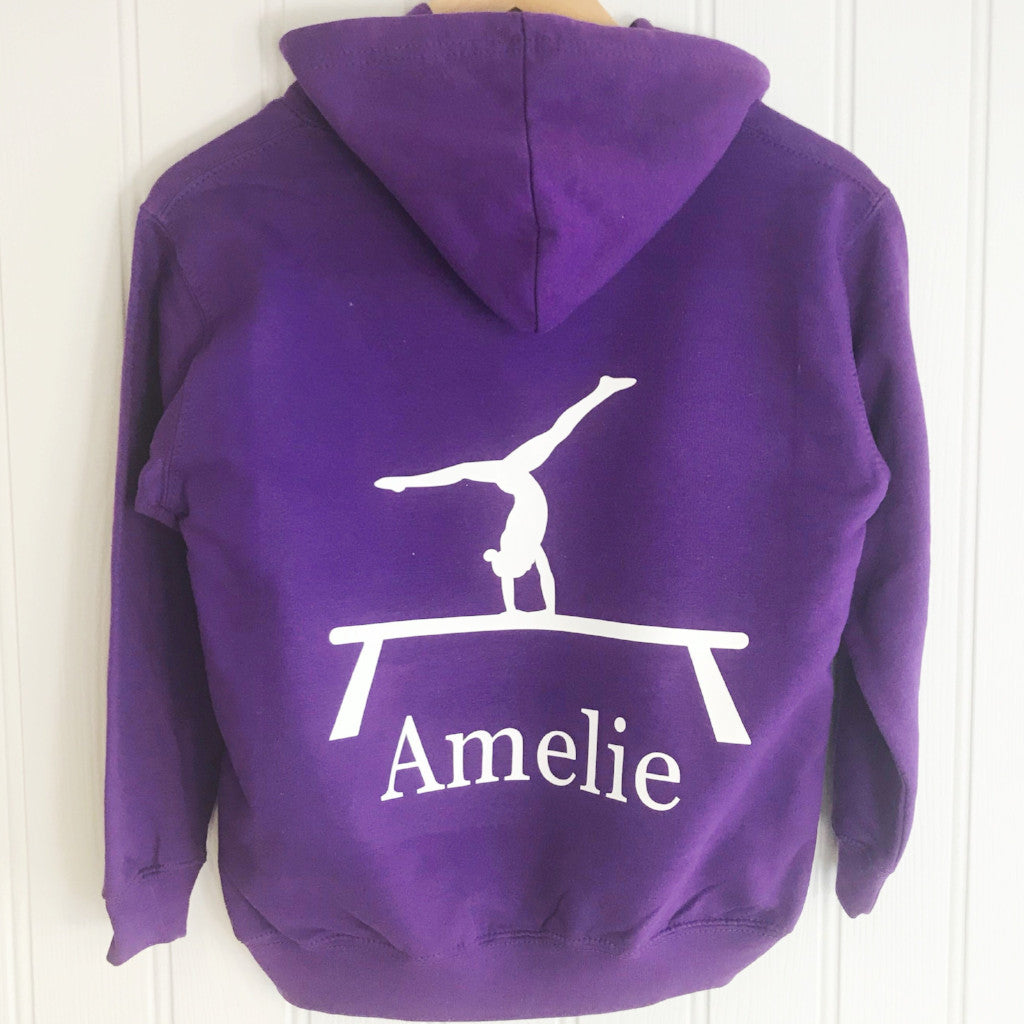 girls gymnastics hoodie