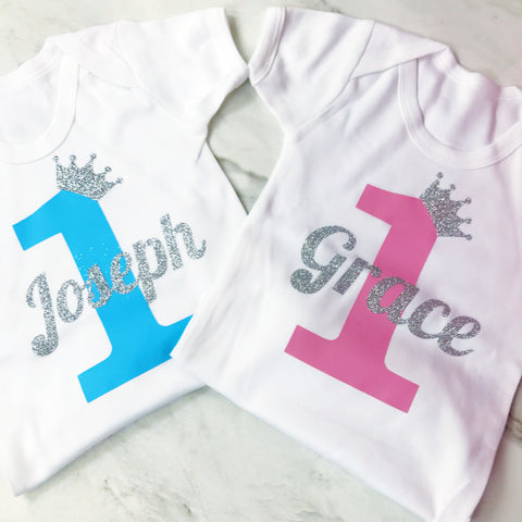 personalised first birthday outfit boy