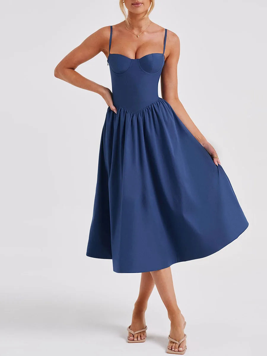 Women’s Summer Midi Cami Dress - Sleeveless & Flowy - Image 5
