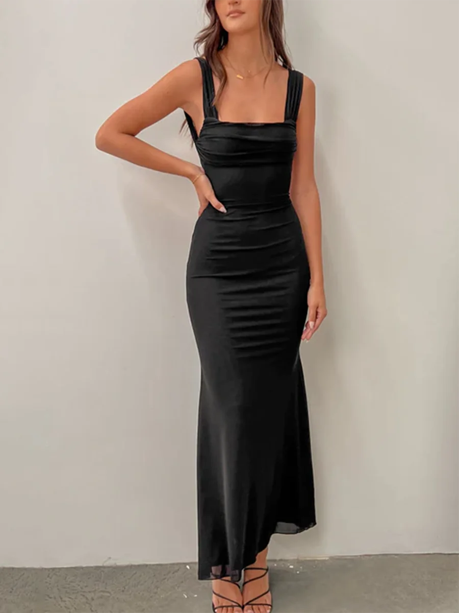 Chic Backless Sleeveless Bodycon Dress for Women - Image 4