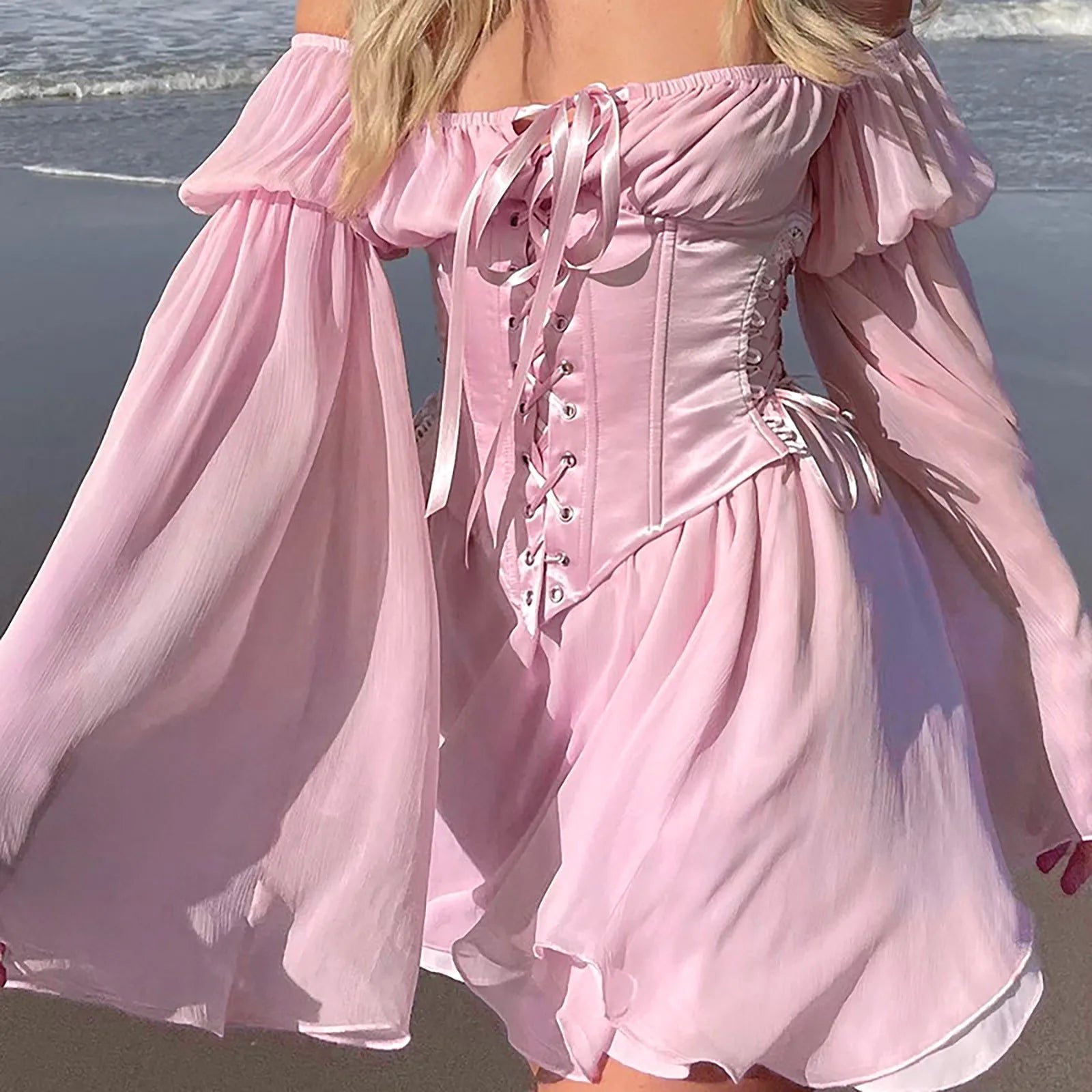 Elegant Off-Shoulder Bodycon Mini Dress for Parties - Image 7