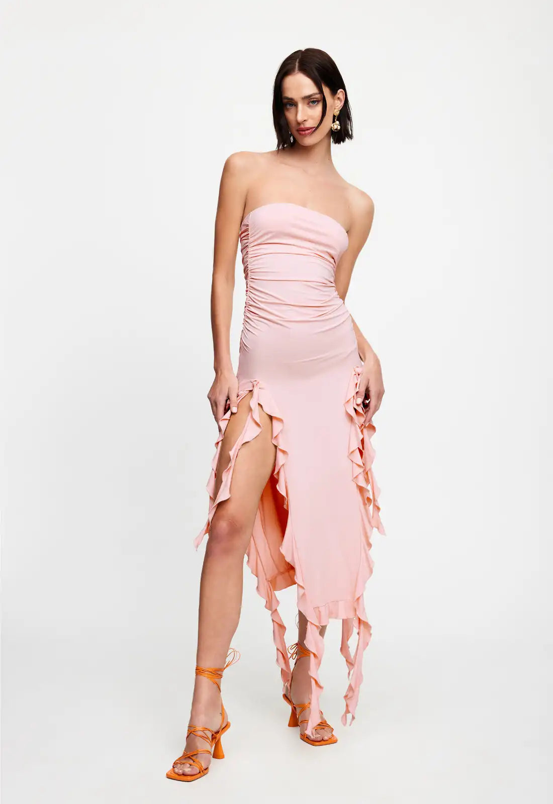 Women's Summer Off-Shoulder Ruffled Party Dress - Image 4