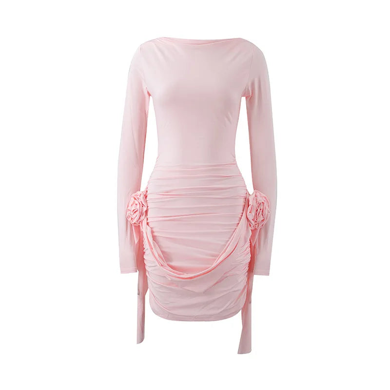 Chic Women's Printed Dresses for Fall and Winter Style - Image 5