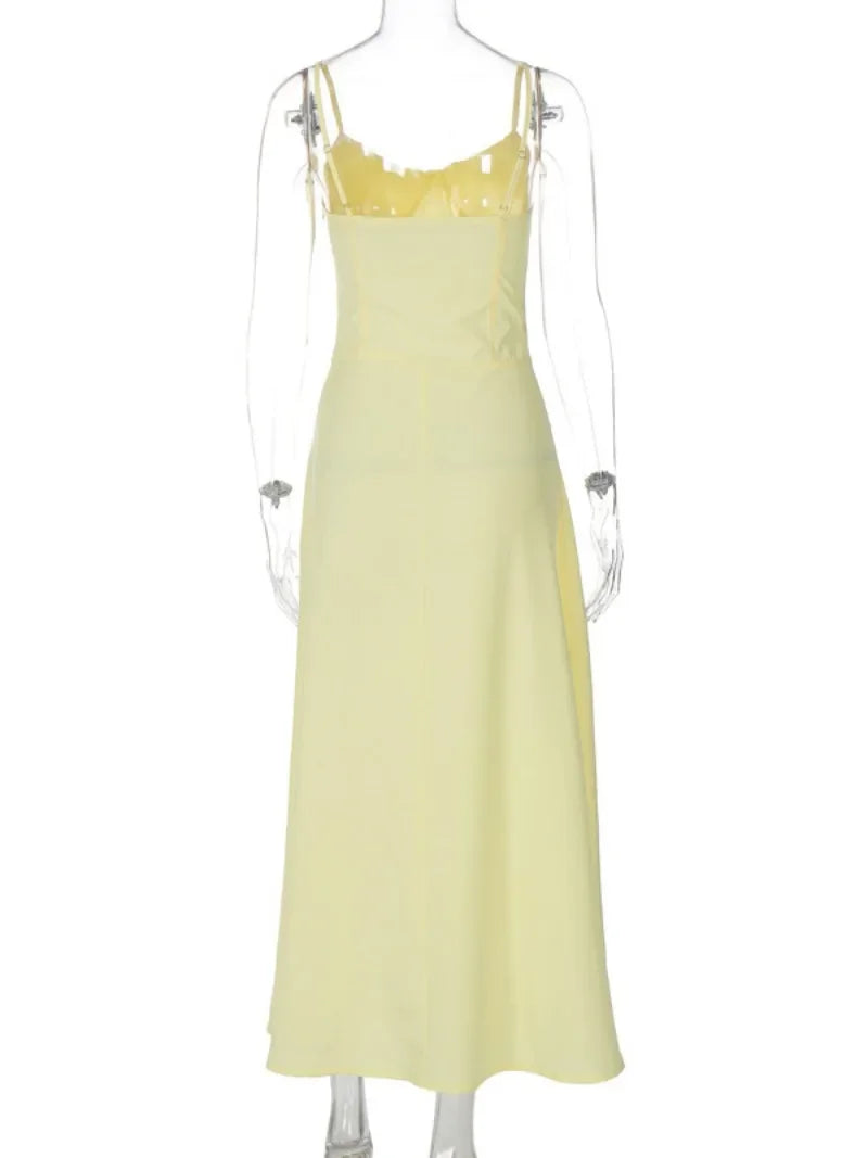 Summer Sleeveless High Waist Lace-Up Corset Dress - Image 6