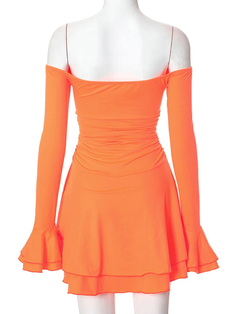 Elegant Ruffle Strapless Backless Mini Dress for Women - Image 9