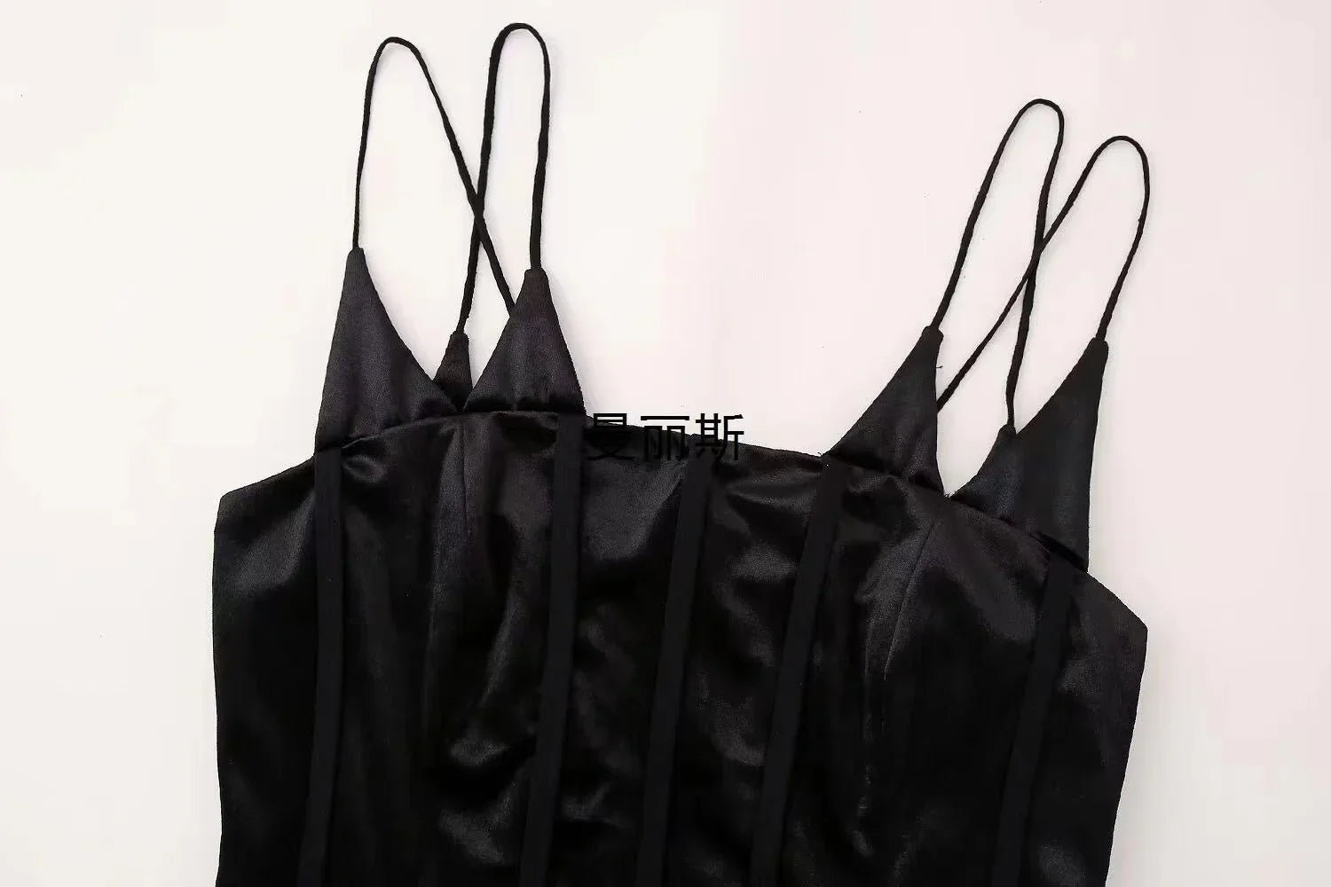Stylish Backless Color Patchwork Mini Dress for Women - Image 5