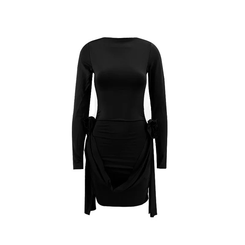 Chic Women's Printed Dresses for Fall and Winter Style - Image 8