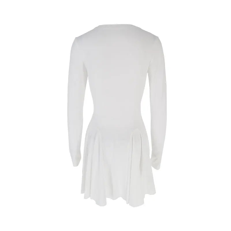 Chic Autumn A-Line Long Sleeve Casual Dresses for Women - Image 4
