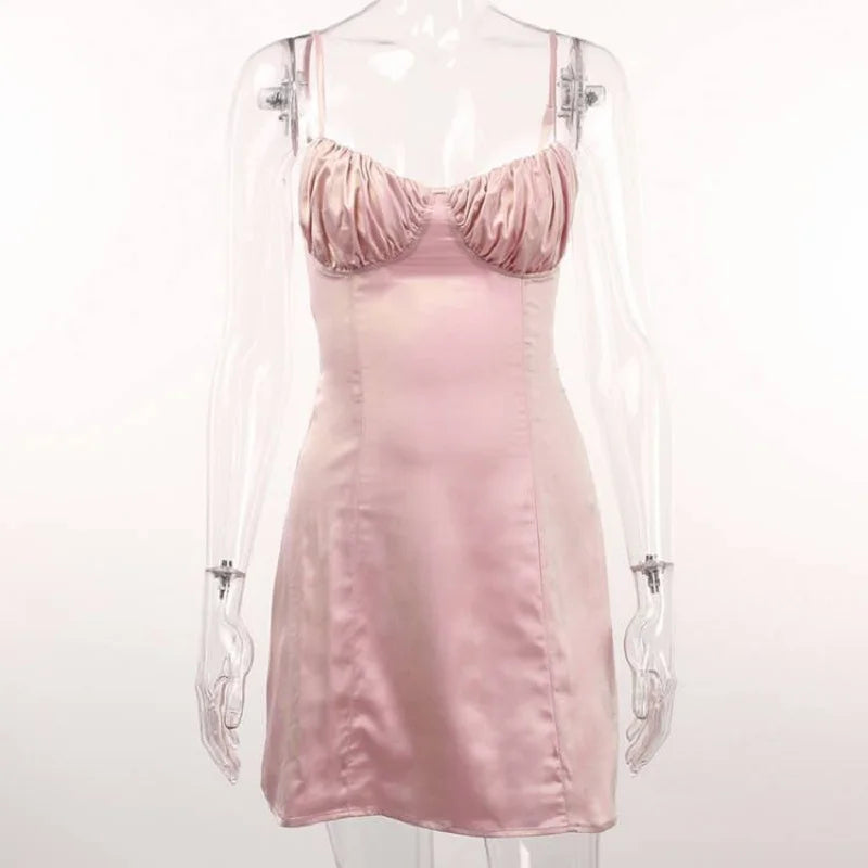 Elegant V-Neck Mini Dress for Summer Parties and Club Wear - Image 6
