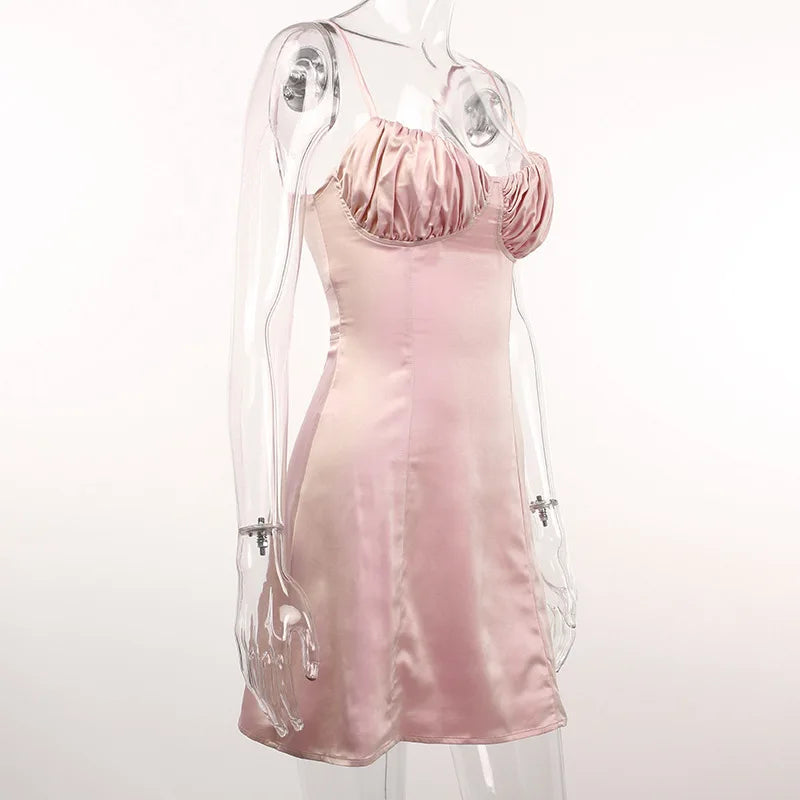 Elegant V-Neck Mini Dress for Summer Parties and Club Wear - Image 4