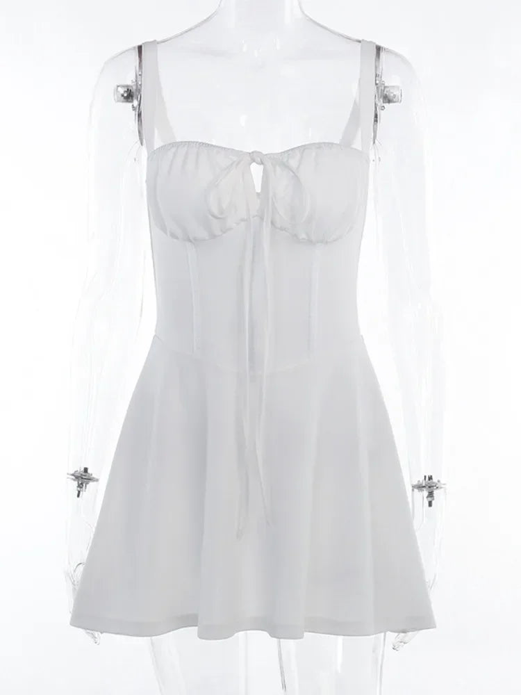 Backless Spaghetti Strap Mini Dress for Summer Parties - Image 6
