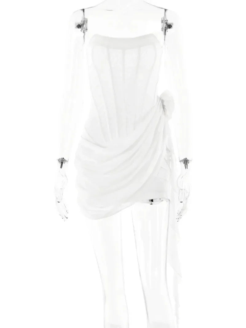 Elegant Sleeveless Floral Bandage Dress for Summer Parties - Image 5