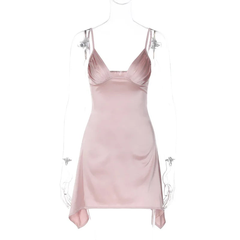 Y2K Summer Sleeveless Mini Dress - Elegant Bodycon Outfit - Image 4