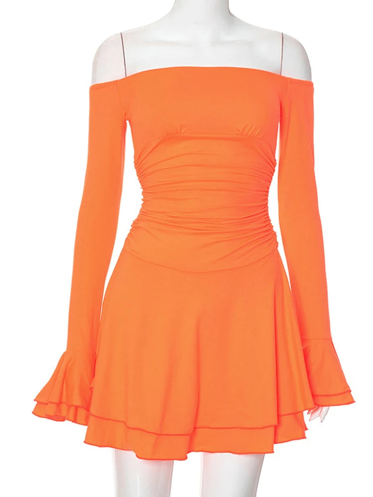 Elegant Ruffle Strapless Backless Mini Dress for Women - Image 7