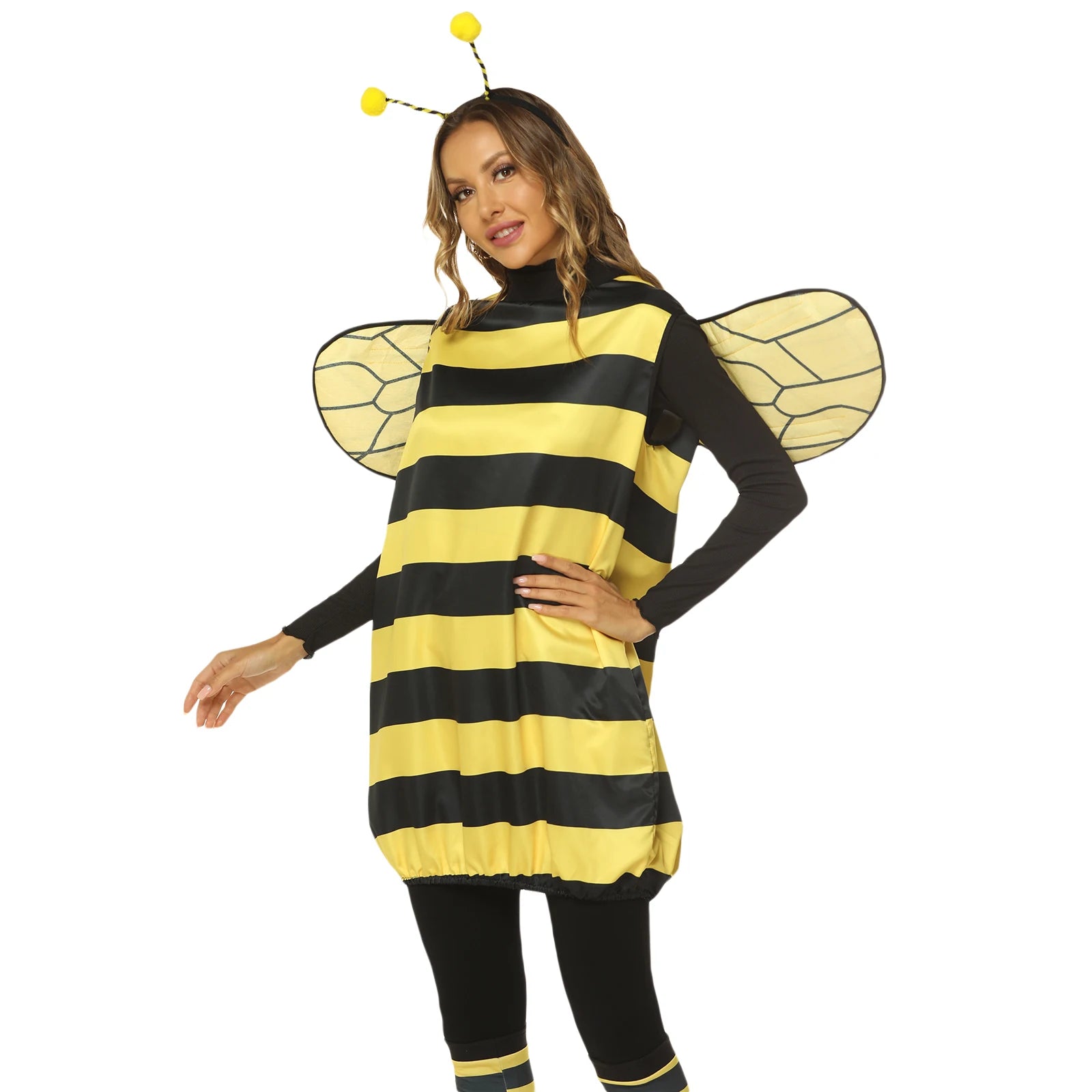 Bee Costume Set for Women & Kids - Halloween Cosplay - Image 3