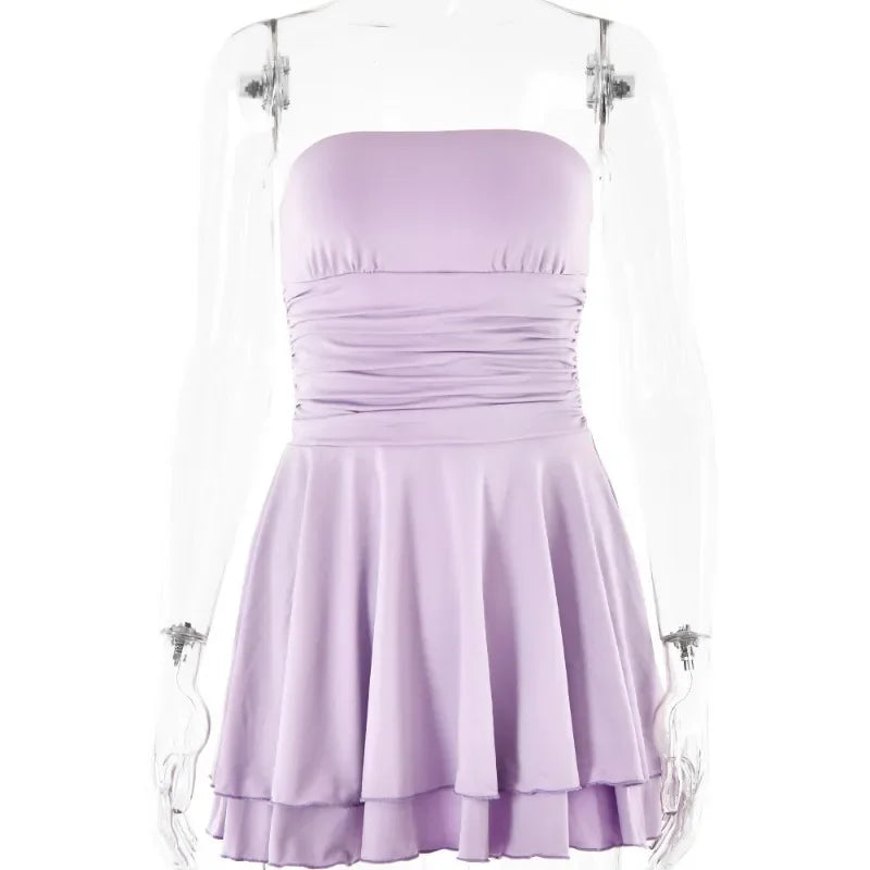 Elegant Summer Backless Strapless High-Wait Dress for Women - Image 5