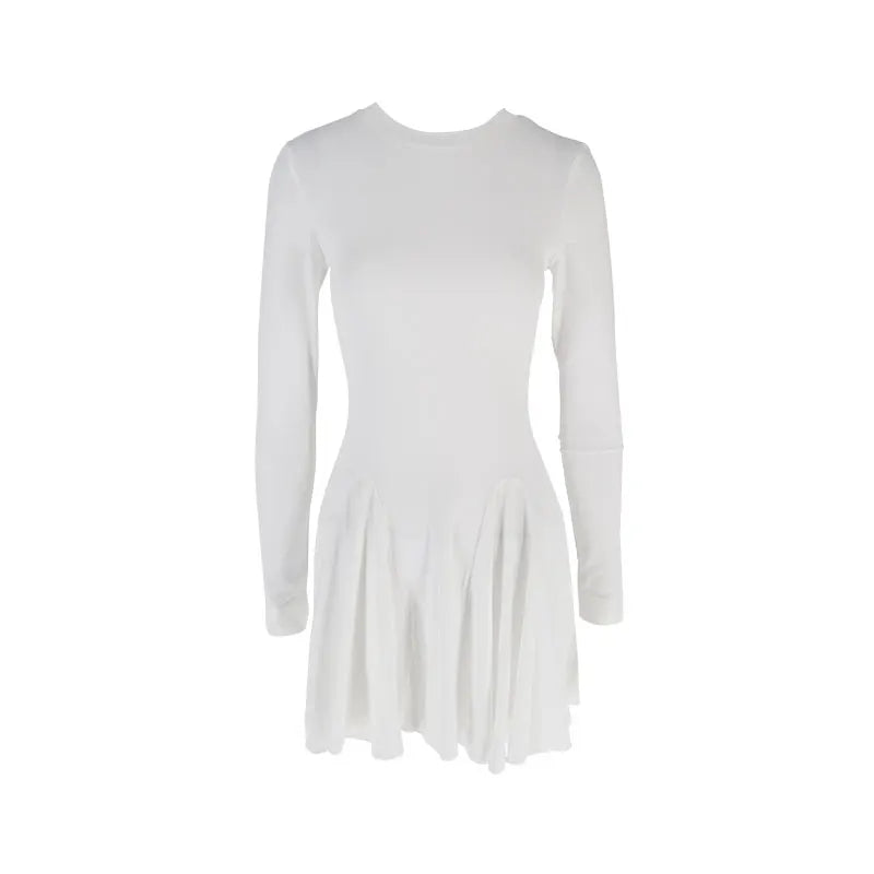 Chic Autumn A-Line Long Sleeve Casual Dresses for Women - Image 6