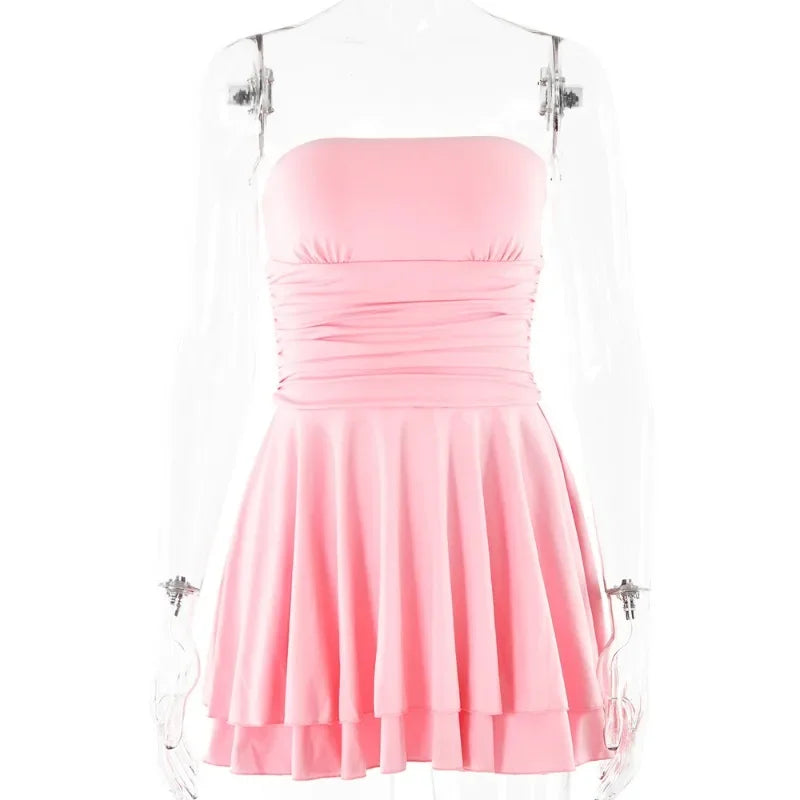 Elegant Summer Backless Strapless High-Wait Dress for Women - Image 16