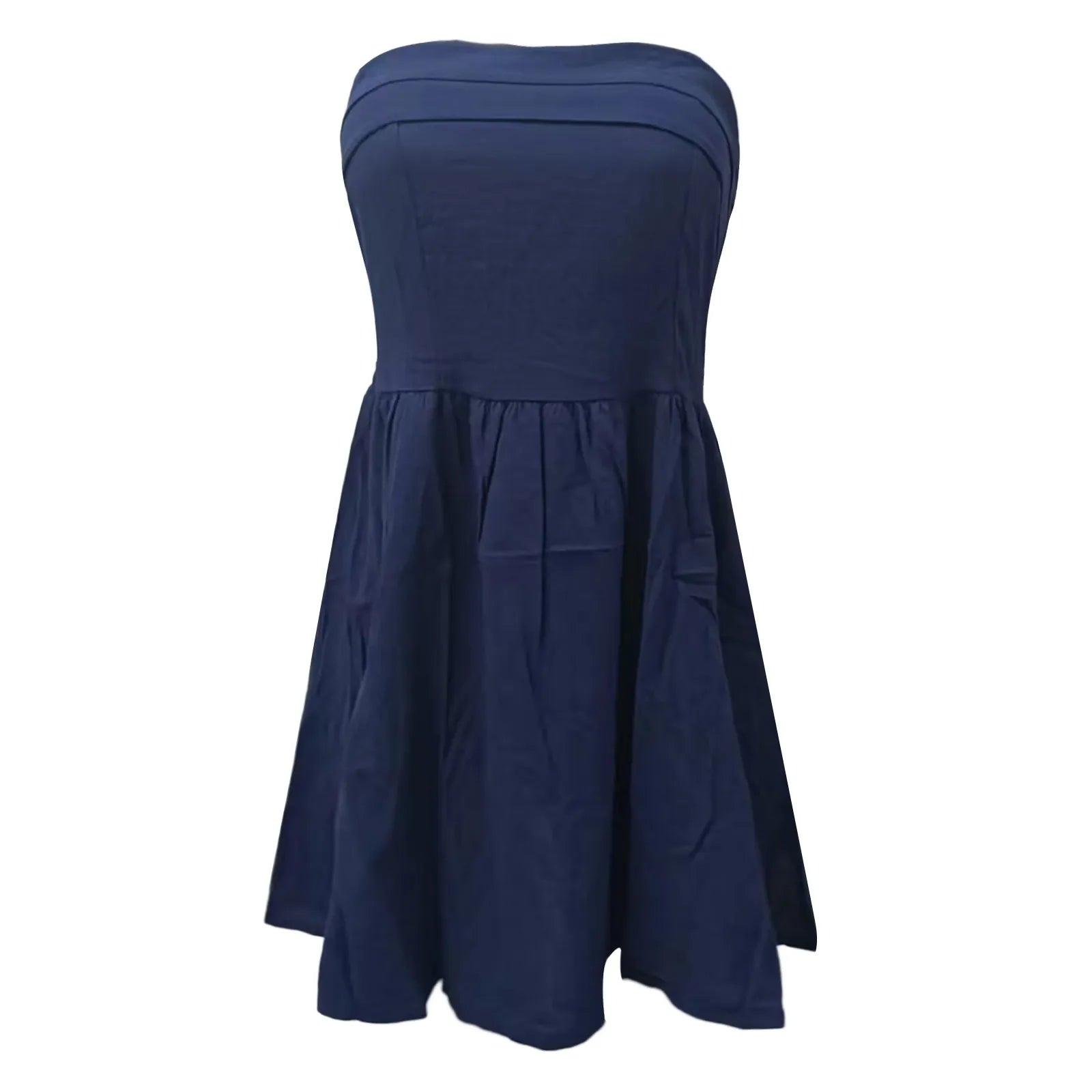 Elegant Blue Backless Off-Shoulder Summer Party Dress - Image 5