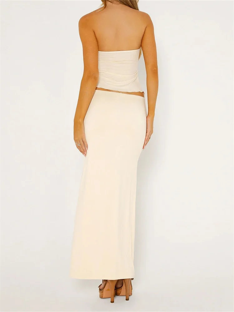 Chic Women's 2-Piece Cutout Tie-Up Outfit Set - Image 6