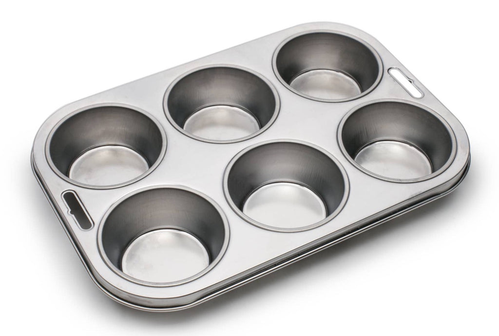 TeamFar 12-Cup Muffin Pan, Stainless Steel Cupcake Pans Muffin Tin
