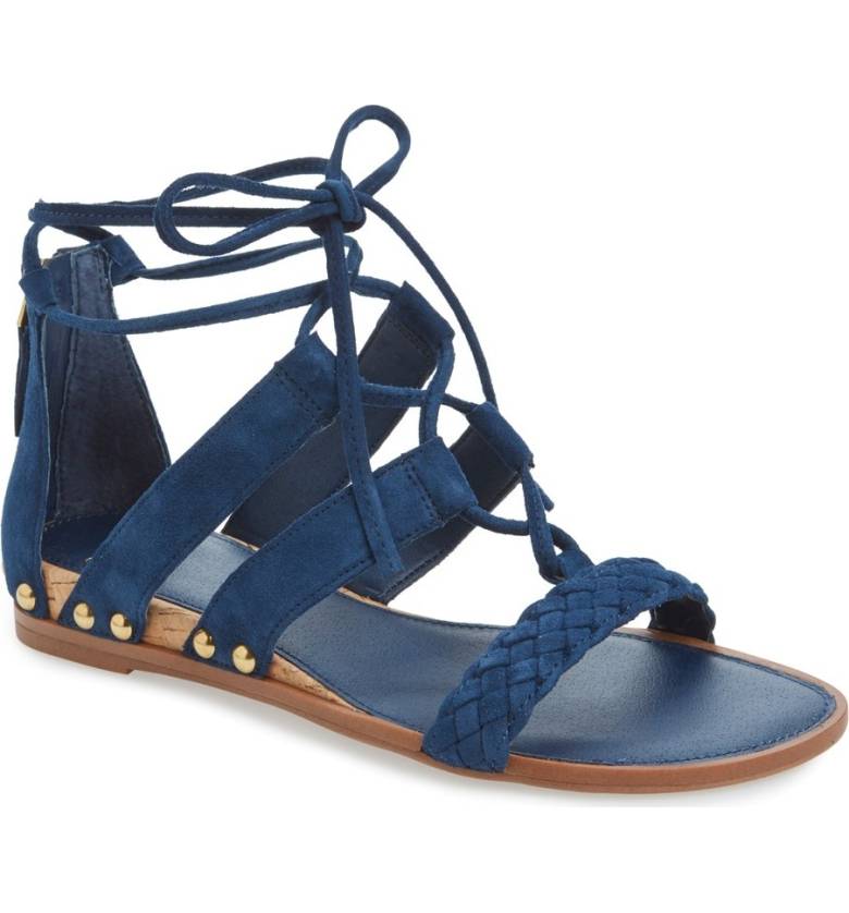 Franco Sarto Pierson Ghillie Flat Sandal – Petite Shoes
