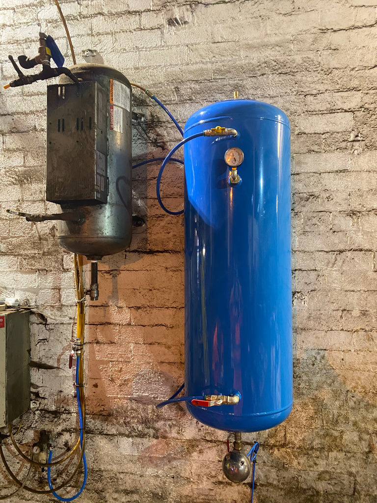 pressure vessel testing on air receiver