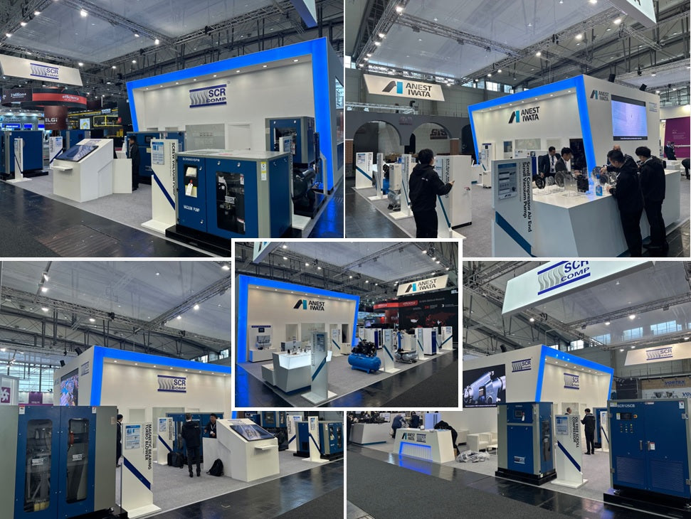 energy efficient SCR air compressors at Hannover Messe 2023