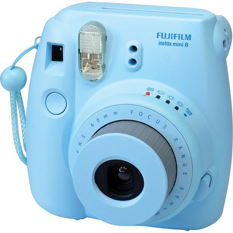 Fujifilm instax mini 8 Instant Film Camera (Blue) - 7613 – Buy in NYC or at The Imaging World in Brooklyn