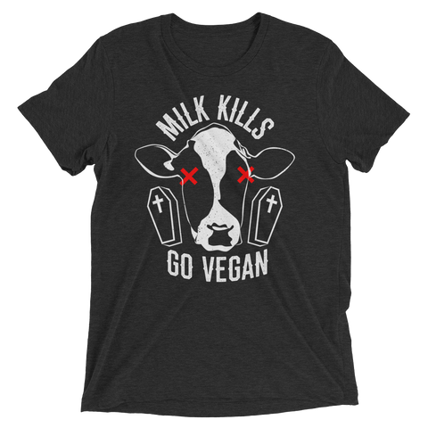 Milk Kills Vegan T-Shirt by The Dharma Store