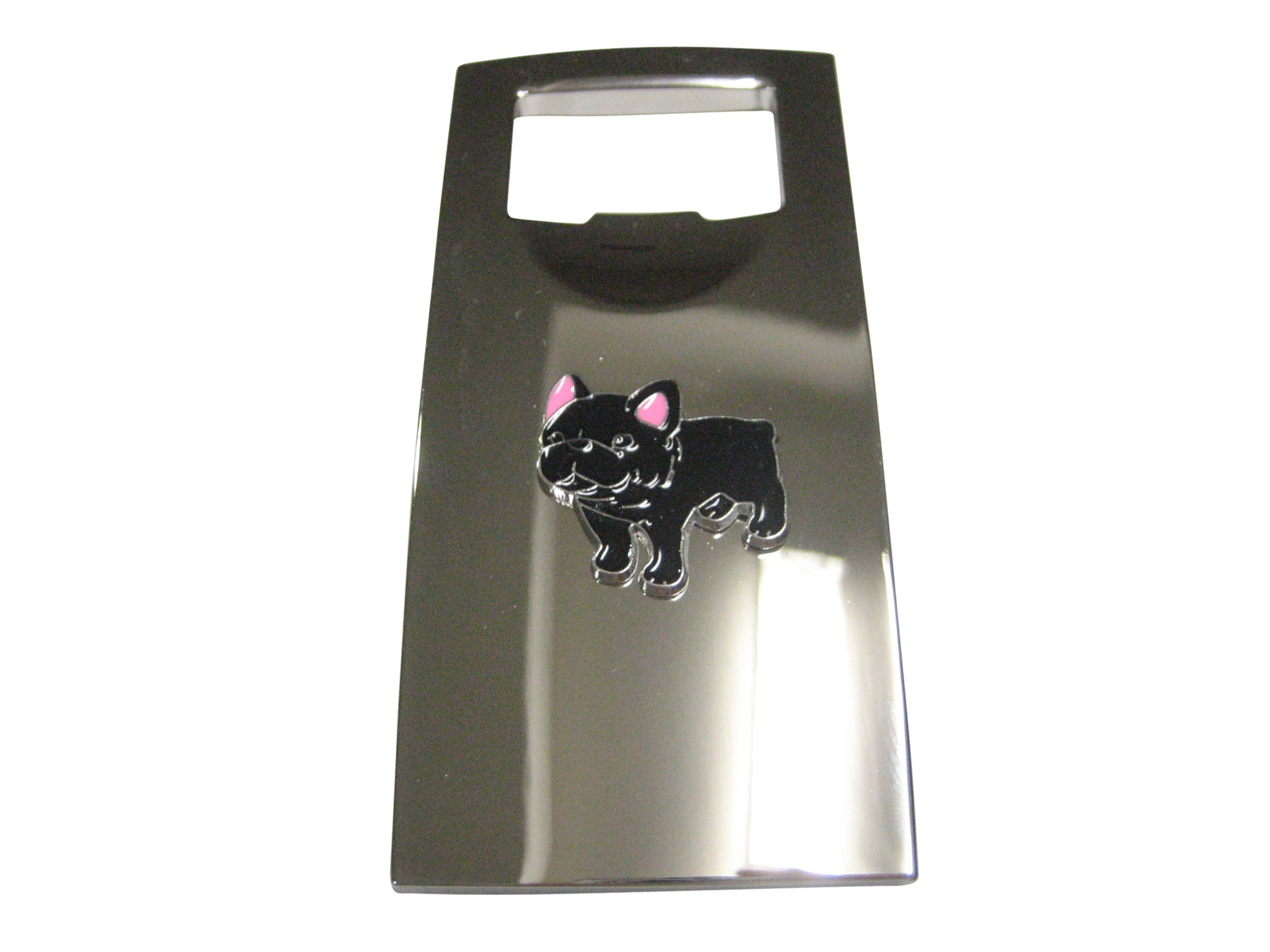 Black Toned French Bulldog Bottle Opener