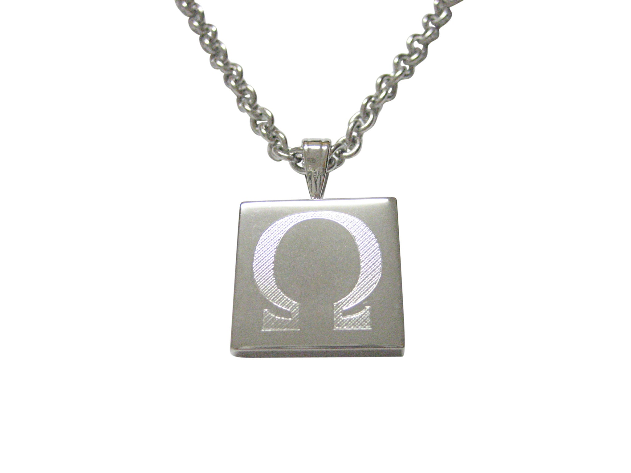 omega symbol necklace