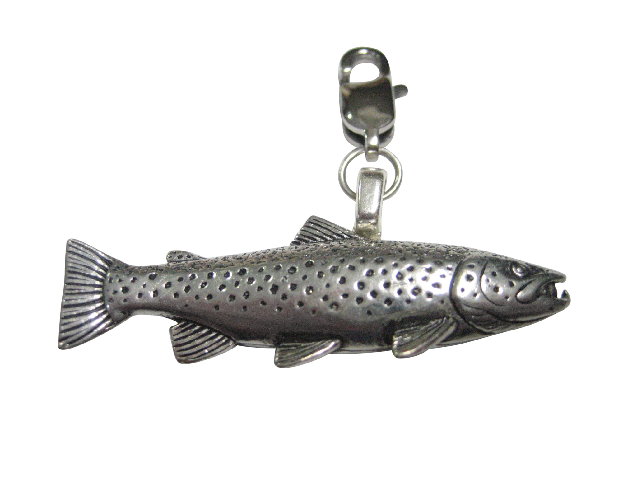 Trout Fish Pendant Zipper Pull Charm