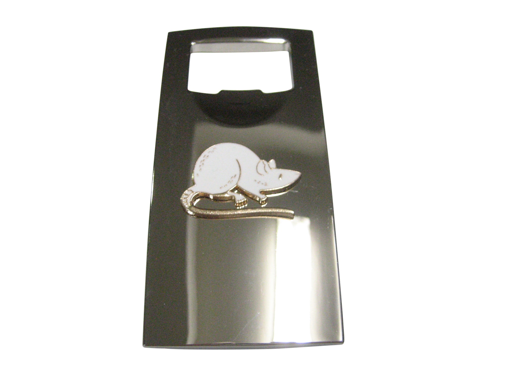 White Toned Rat Bottle Opener