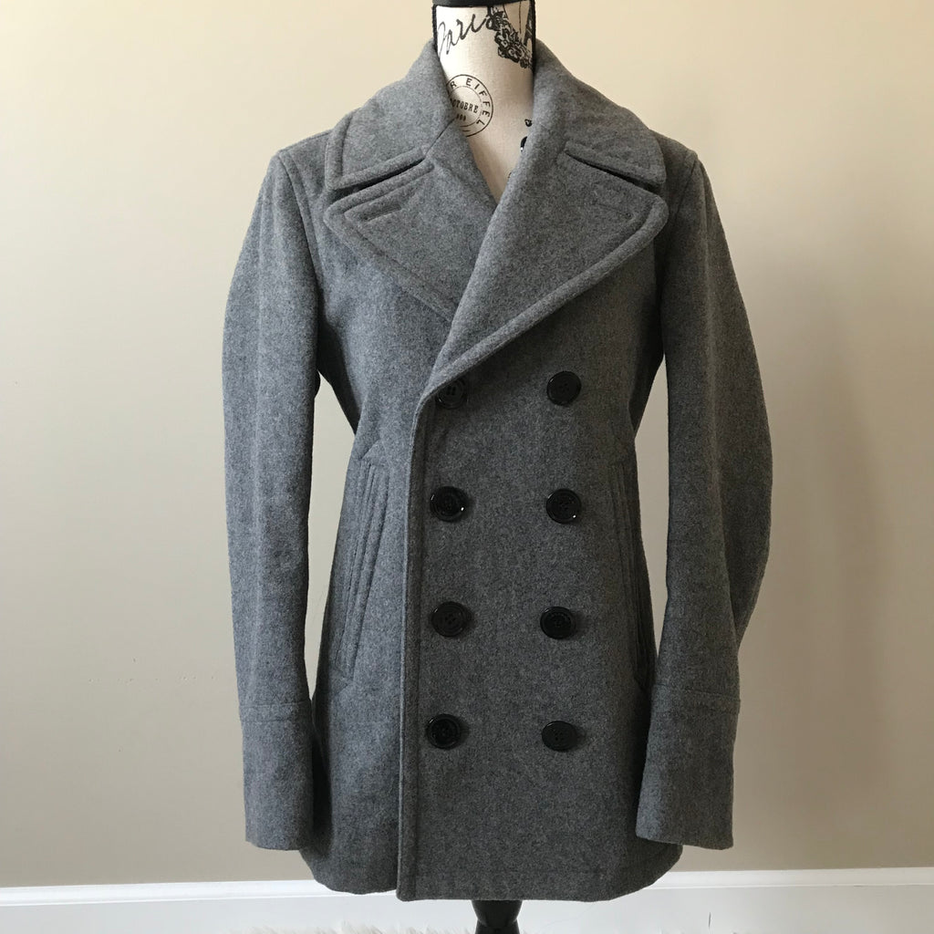 burberry gray coat