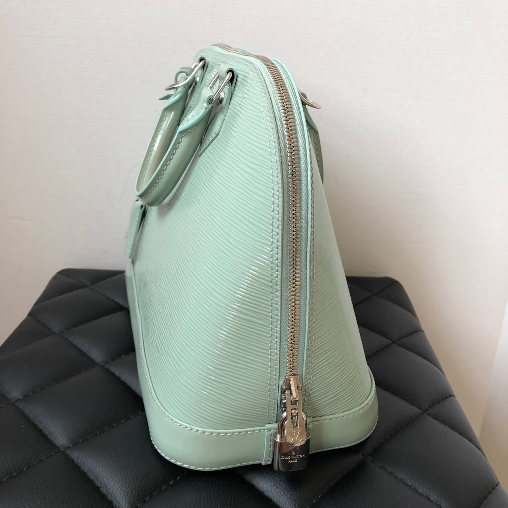 Louis Vuitton Alma PM Epi Electric Amande (Mint Green) | Forever Red Soles