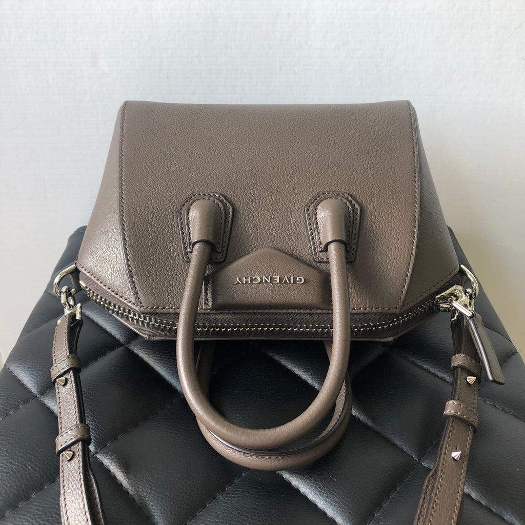 givenchy mini antigona heather grey