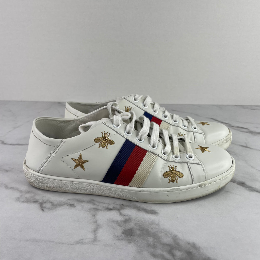 Gucci Women's Ace sneaker with bees and stars Size  | Forever Red Soles