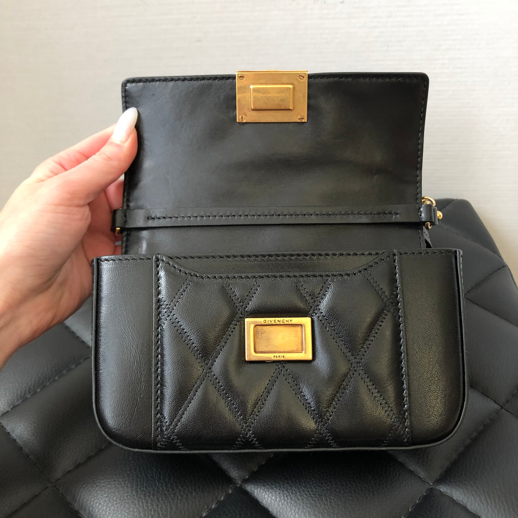 givenchy black mini pocket bag